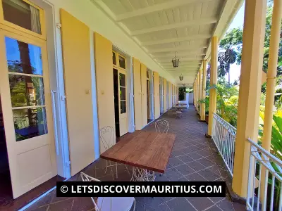 Eureka House's veranda Mauritius image