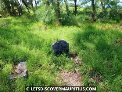 Mélotte Tomb on Flat Island Mauritius image