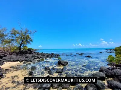 Campoing area of Ile D'Ambre Mauritius image