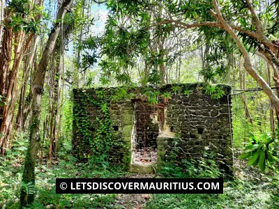 Ruin at Ile D'ambre Mauritius image