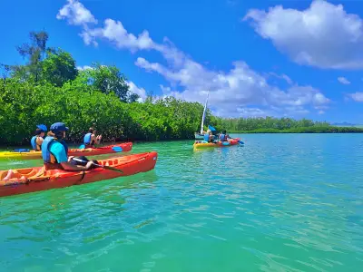 Sea kayaking with Yemaya Adventures Mauritius image