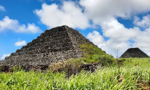 Plaine Magnien pyramids Mauritius image