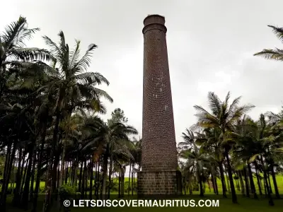 Alma sugar mill chimney Mauritius image