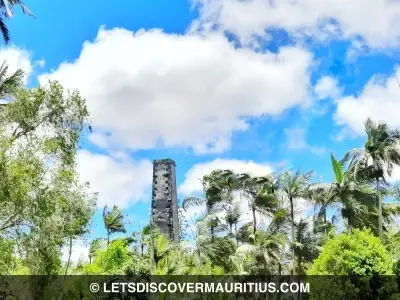 Bagatelle sugar mill chimney Mauritius image