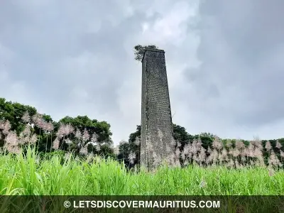 Beau Bois sugar mill chimney Mauritius image