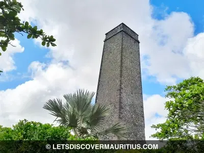 Beau Séjour sugar mill chimney Mauritius image