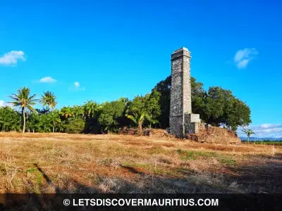 Belle Vue Pilot sugar mill chimney Mauritius image