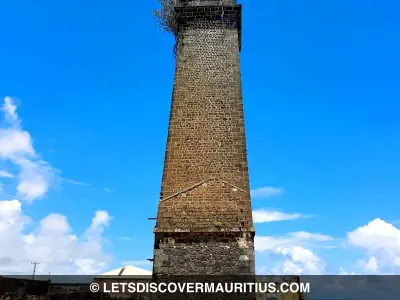 Bénares sugar mill chimney Mauritius image