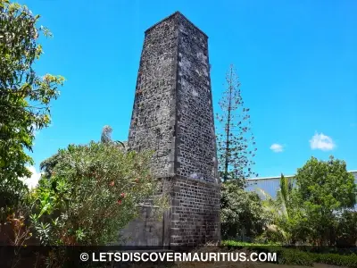 Bonne Terre sugar mill chimney Mauritius image