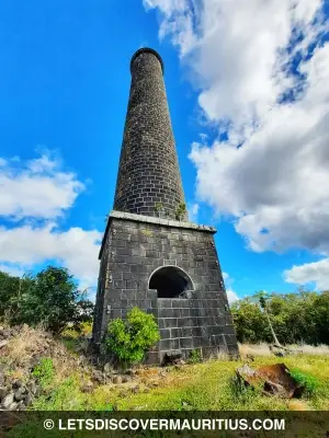 Constance Manès sugar mill chimney Mauritius image