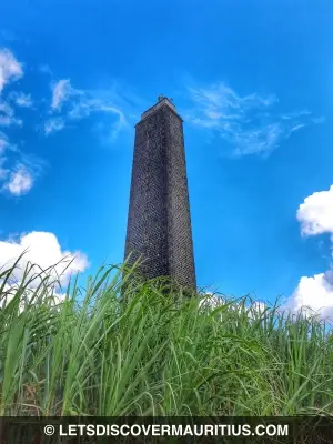 Elmina sugar mill chimney Mauritius image