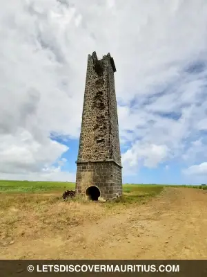 Fontenelle sugar mill chimney Mauritius image