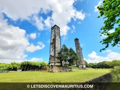 Gros Bois sugar mill chimney Mauritius image