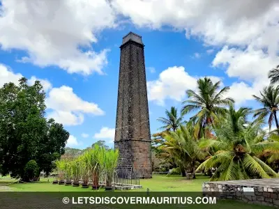 Labourdonnais sugar mill chimney Mauritius image