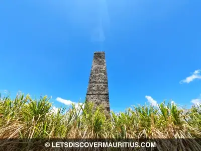 Les Mares sugar mill chimney Mauritius image