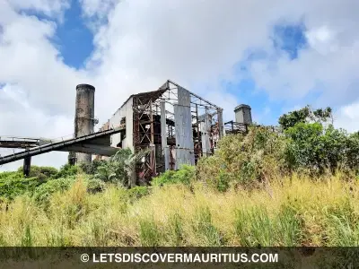L'union Saint Aubin sugar mill chimney Mauritius image
