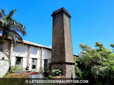 L'union Saint Félix sugar mill chimney Mauritius image