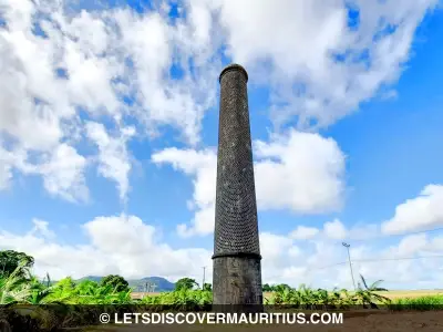 L'Unité sugar mill chimney Mauritius image