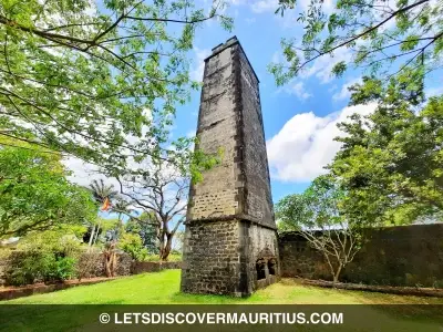 Mapou sugar mill chimney Mauritius image