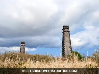 Mare Sèche sugar mill chimney Mauritius image