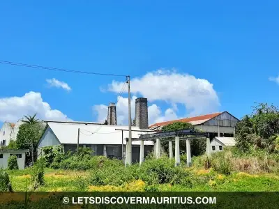 Mon Désert sugar mill chimney Mauritius image