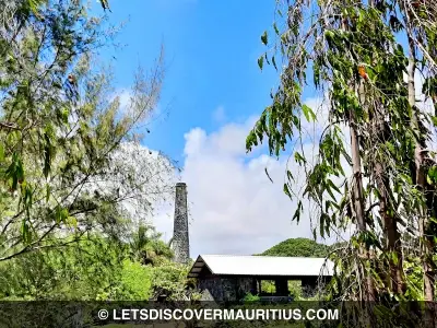 Petit Village sugar mill chimney Mauritius image