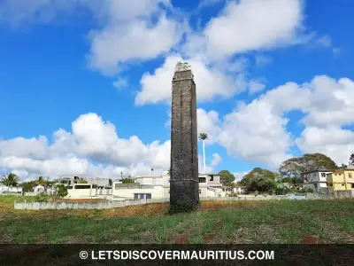 Petite Retraite sugar mill chimney Mauritius image