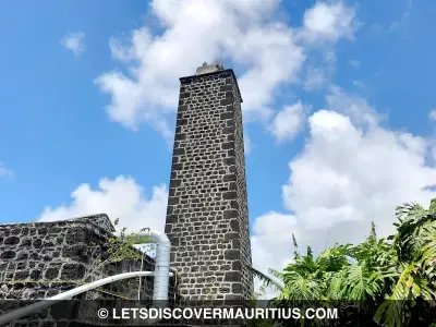 Petite Victoria sugar mill chimney Mauritius image