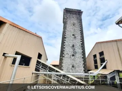 Saint Aubin sugar mill chimney Mauritius image