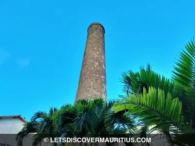 Solitude sugar mill chimney Mauritius image