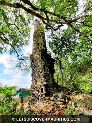 Sottise sugar mill chimney Mauritius image