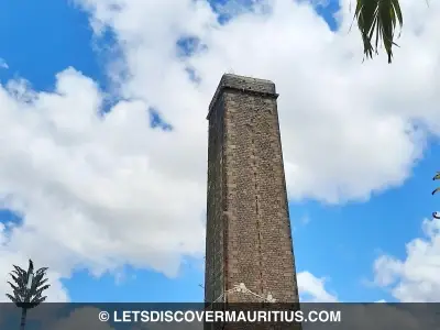 Trianon sugar mill chimney Mauritius image