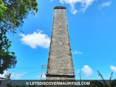 Union Vale sugar mill chimney Mauritius image