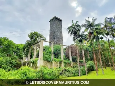 Grande Rosalie (Villebague) sugar mill chimney Mauritius image