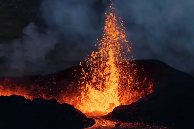 Volcanic craters in Mauritius