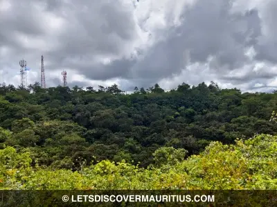 A view of Bar Le Duc crater from the top