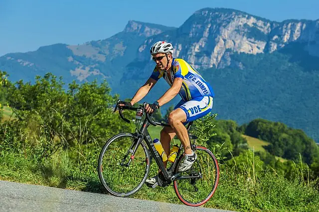 Cycling uphill