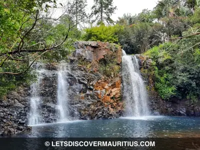 Rioux waterfall Mauritius image