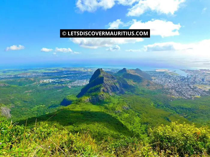 On Le Pouce mountain Mauritius