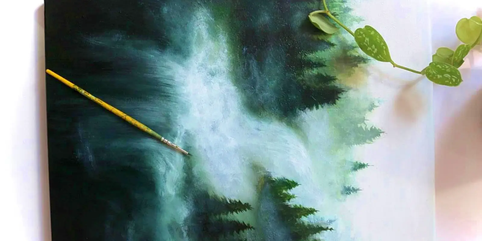 Into the Wild: Exploring Fadya Nazirkhan's Forest and Seascape Paintings